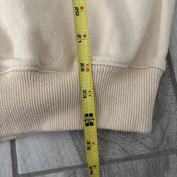 New Balance Men's Made in USA Core Crewneck Sweatshirt MT21541NBY Cream Men Sz M - Picture 8 of 9